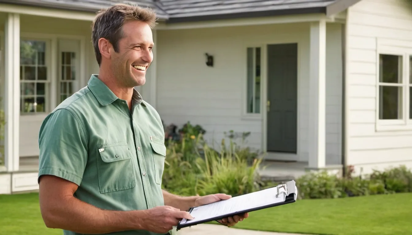 A friendly local provider talking with a homeowner at the front door in Oak Grove